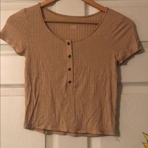 2/$25🤩🔆AE Cropped Striped Shirt🔆